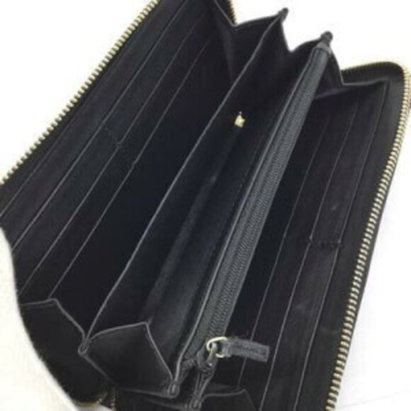 Gucci round zipper long wallet black leather - Picture 8 of 9